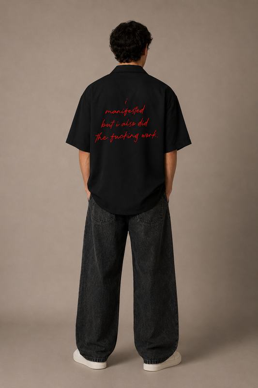MANIFESTED BUT UNISEX OVERSIZED SHIRTS