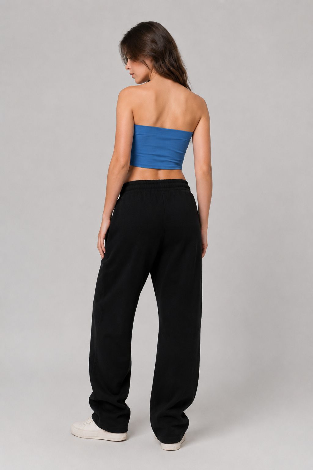 ROYAL BLUE CROP TUBE TOP