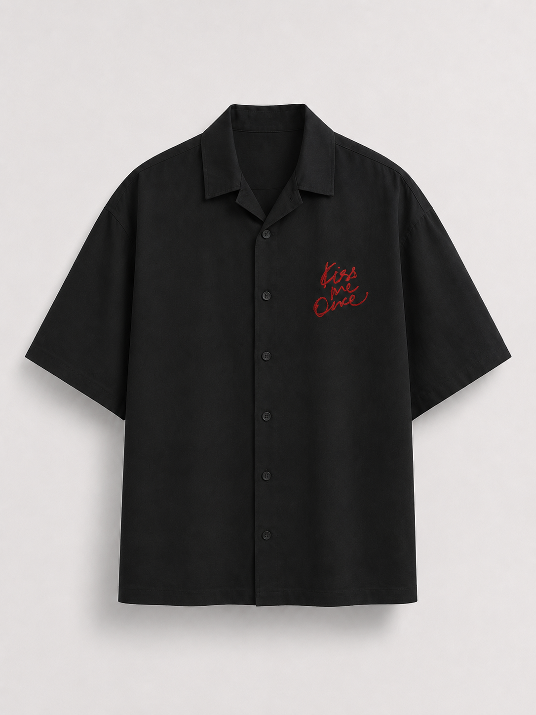 KISS ME ONCE OVERSIZED SHIRT
