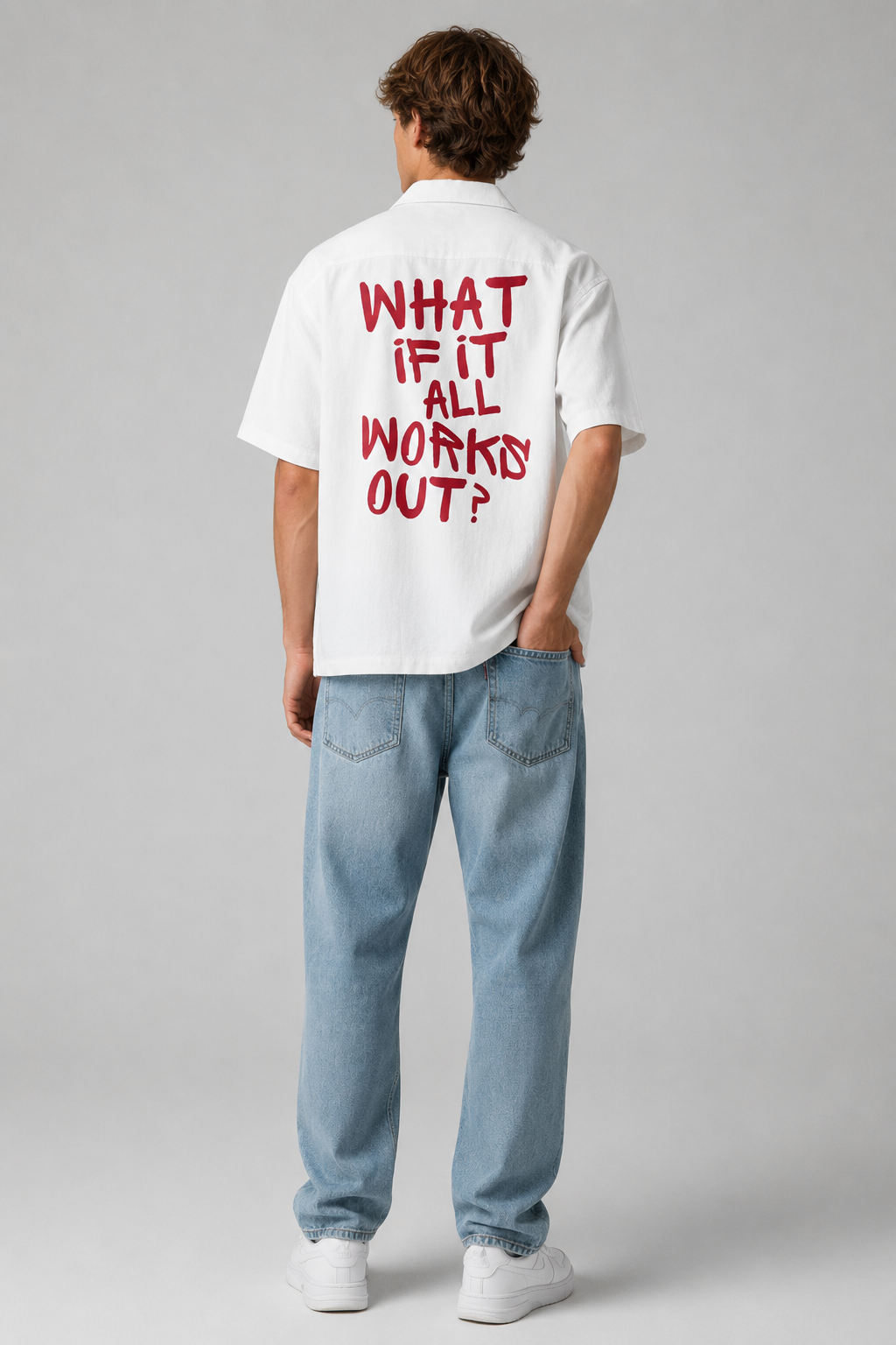 WHAT IF IT ALL WORKS OUT OVERSIZED SHIRT