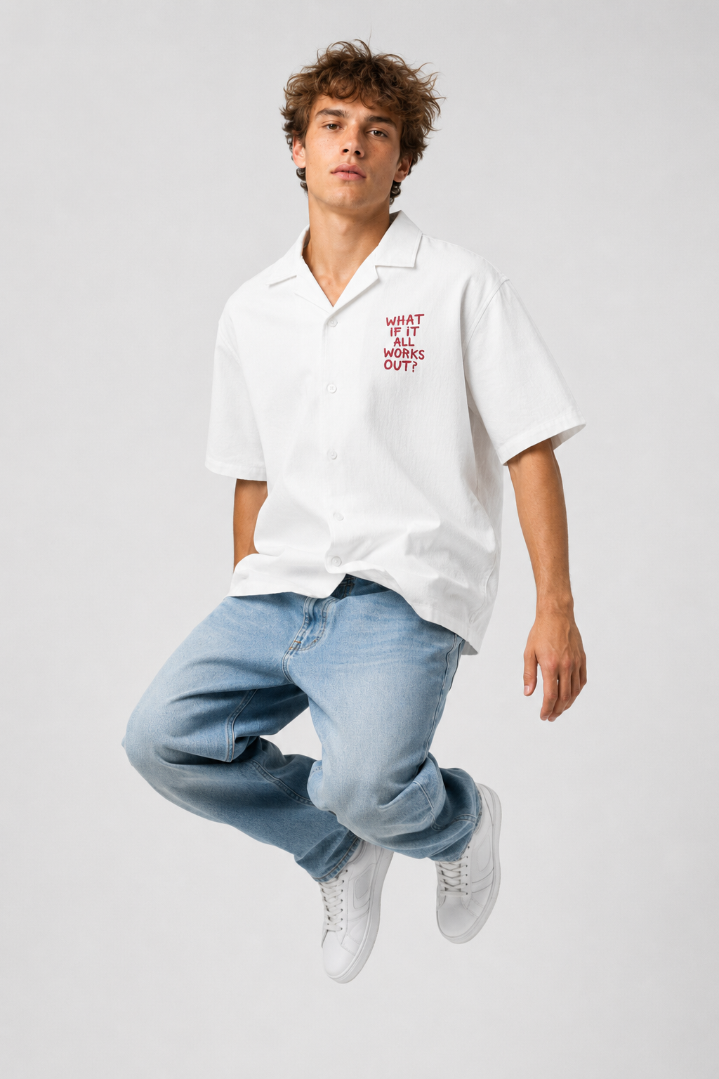WHAT IF IT ALL WORKS OUT OVERSIZED SHIRT