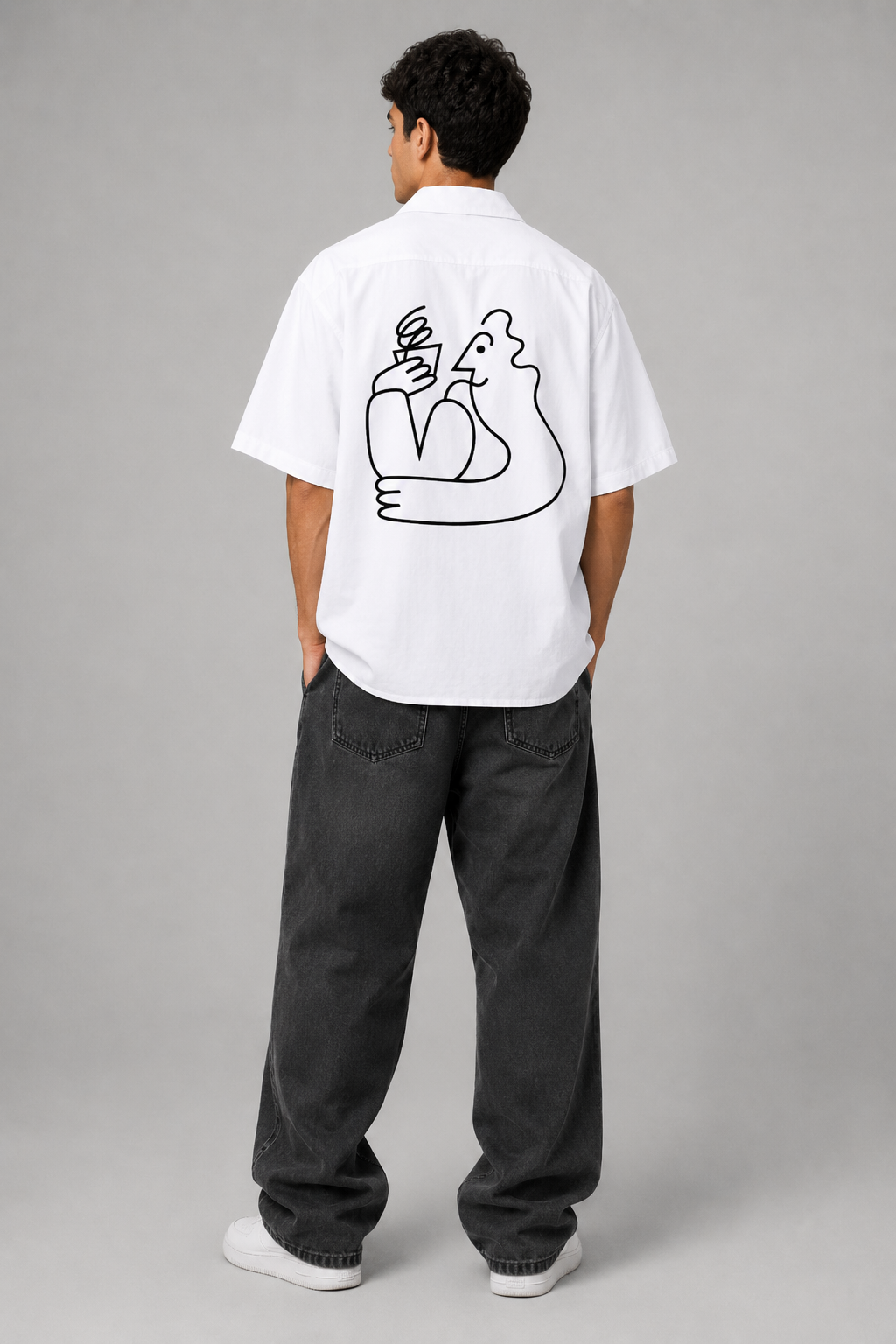 PERFECTLY IMPERFECT OVERSIZED SHIRT