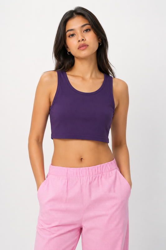 POWER PLAY PURPLE TANK TOP