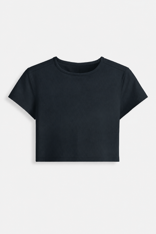 ESSENTIAL NAVY BLUE BABY TEE