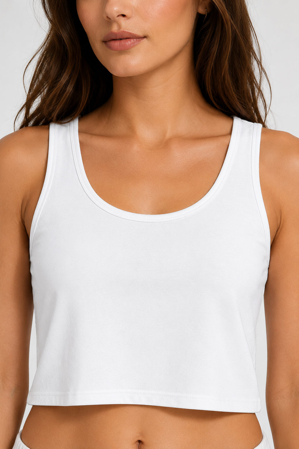 POWER PLAY WHITE TANK TOP