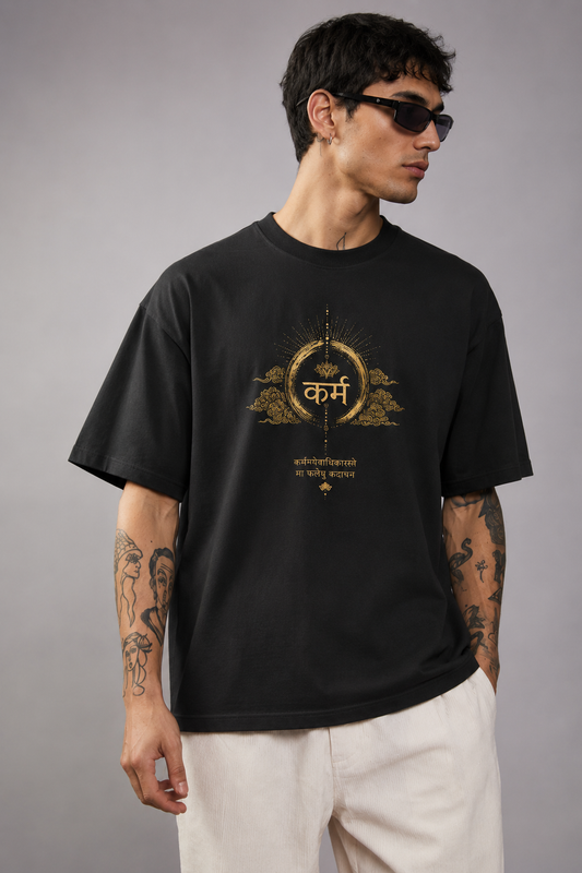 कर्म OVERSIZED T-SHIRT