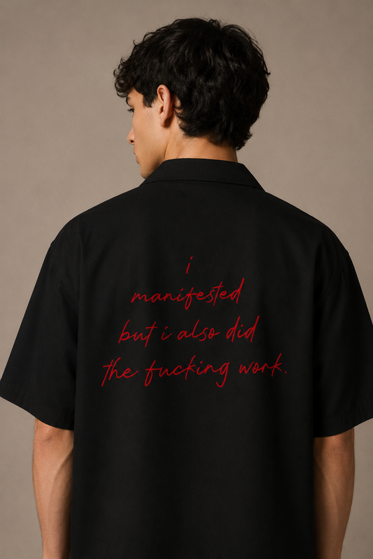 MANIFESTED BUT UNISEX OVERSIZED SHIRTS