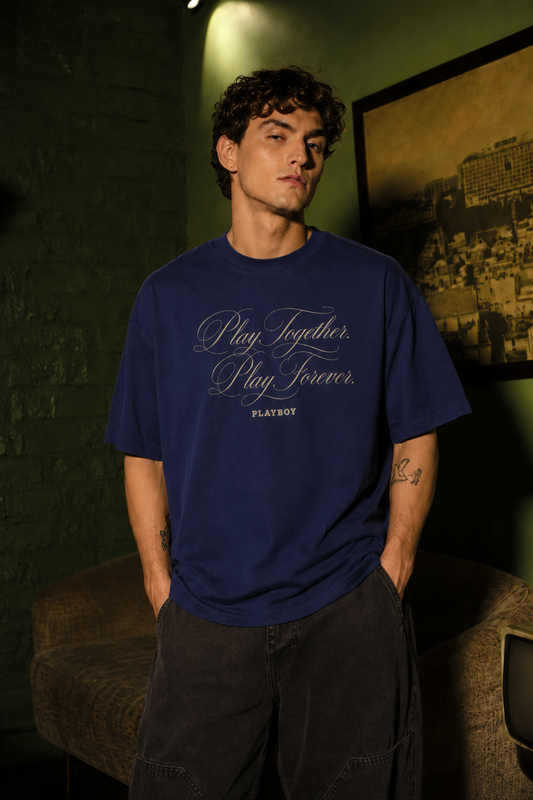 PLAY TOGETHER PLAY FOREVER OVERSIZED TSHIRT