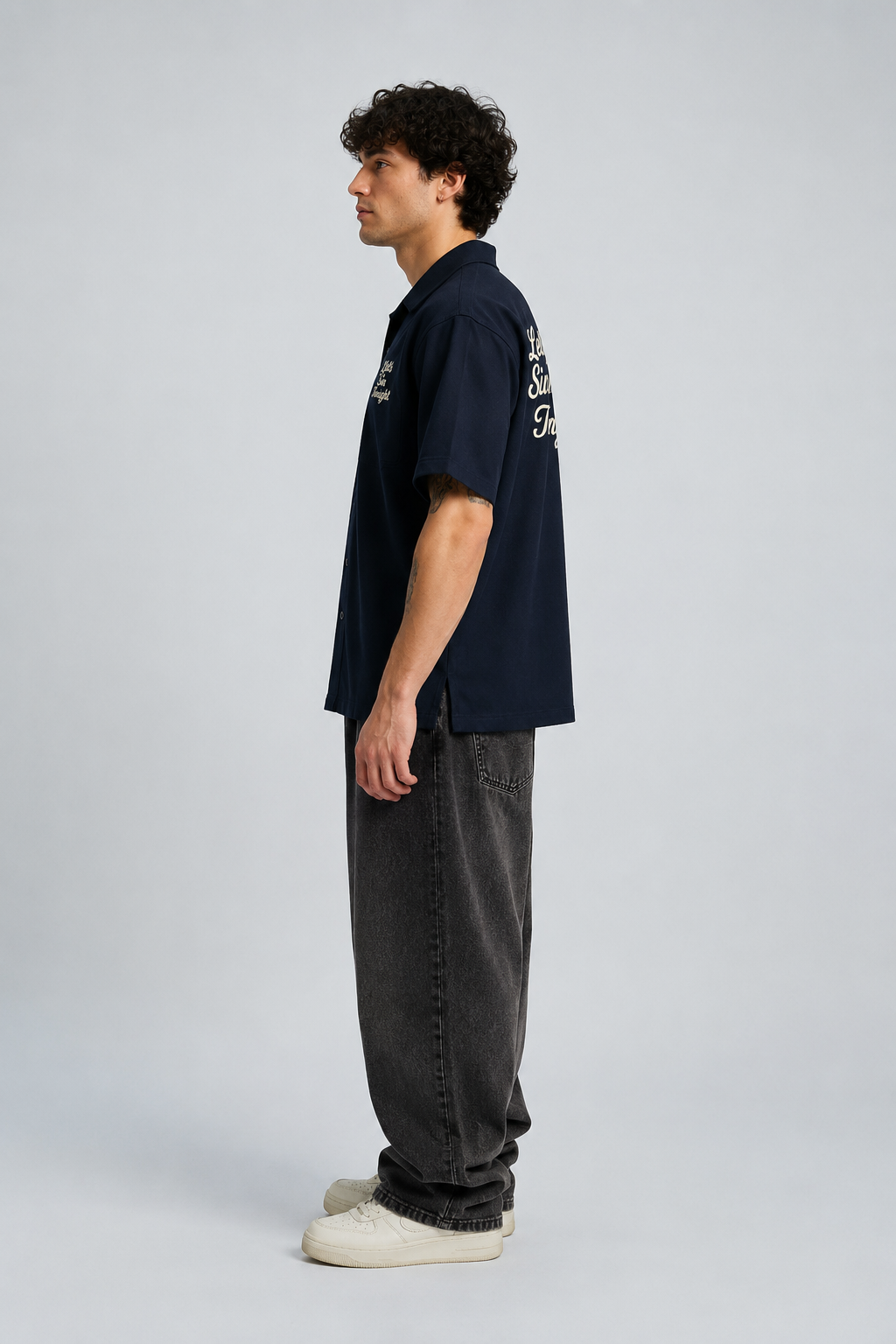 LET'S SIN TONIGHT OVERSIZED SHIRT