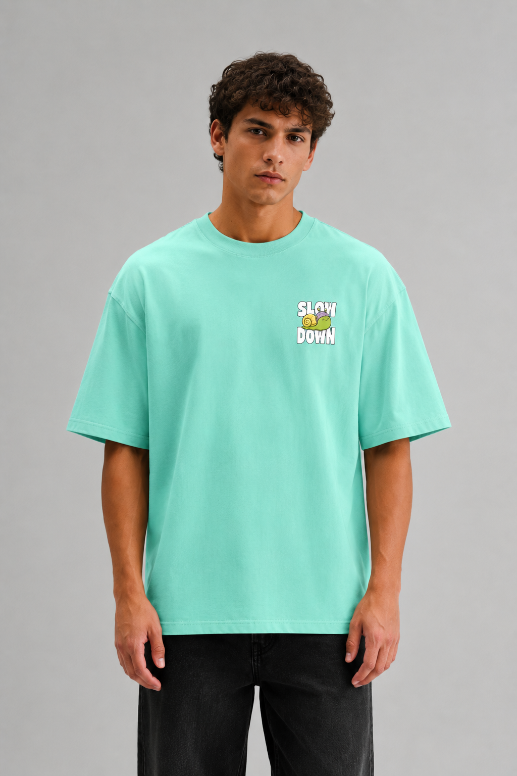SLOW DOWN OVERSIZED T-SHIRT