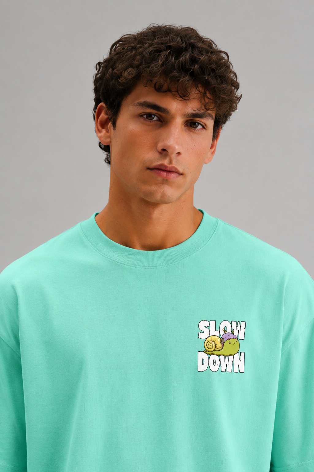 SLOW DOWN OVERSIZED T-SHIRT