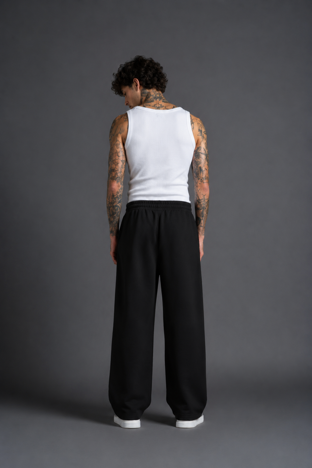 BLACK UNISEX SWEATPANTS
