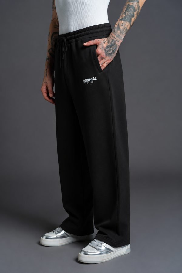 BLACK UNISEX SWEATPANTS