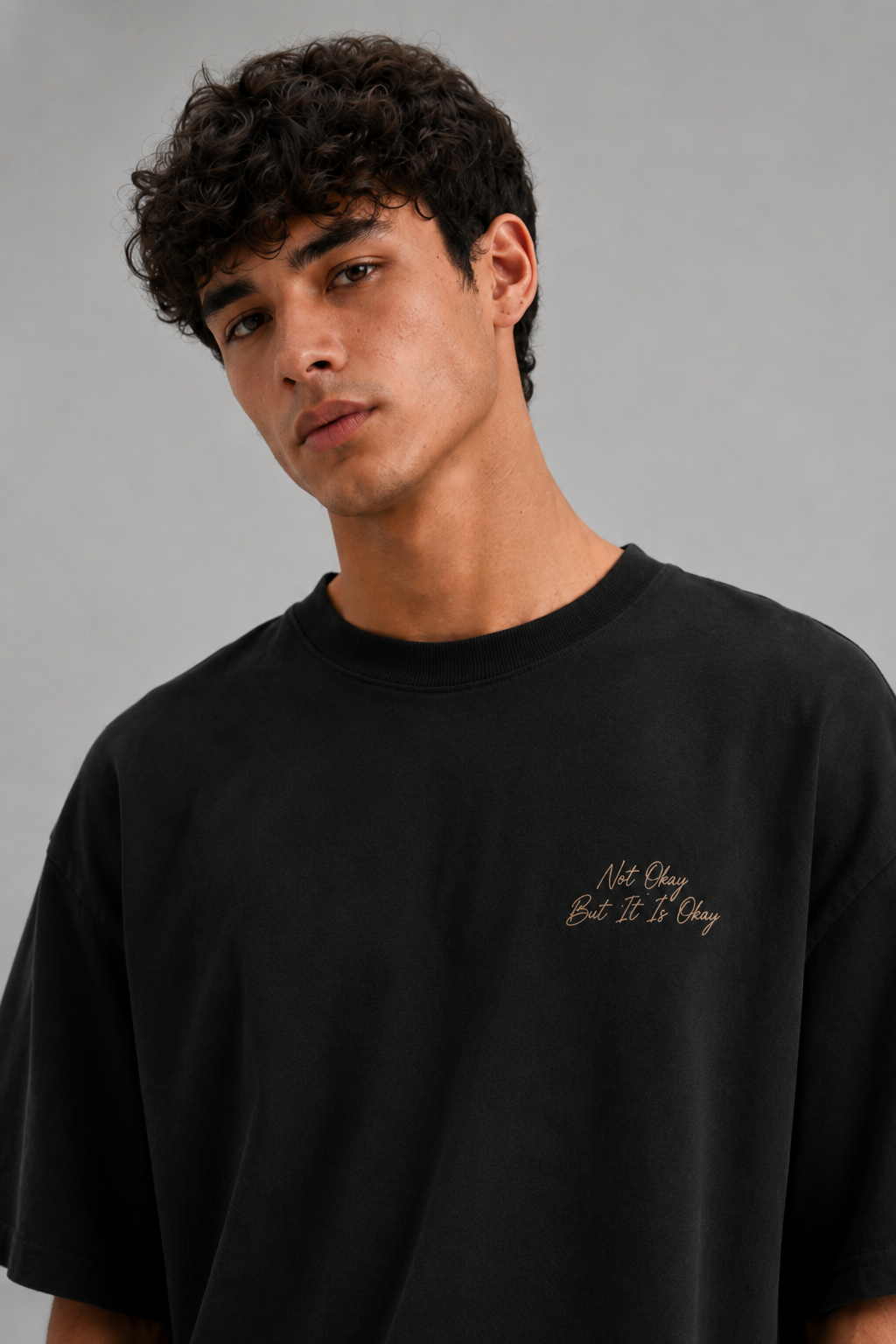 NOT OKAY BUT IT IS OKAY OVERSIZED T-SHIRT